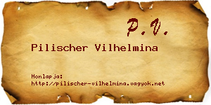 Pilischer Vilhelmina névjegykártya